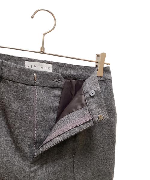 RIM.ARK（リムアーク）RIM.ARK (リムアーク) Wool saxony slim PT グレー サイズ:38の古着・服飾アイテム