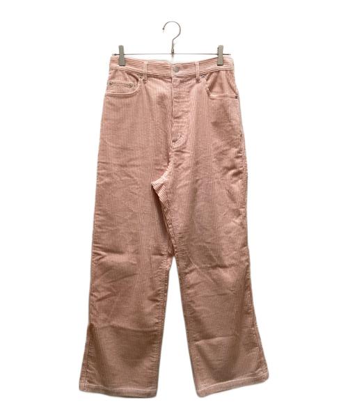 TODAYFUL（トゥデイフル）TODAYFUL (トゥデイフル) チャンキーコーデュロイパンツ ピンク サイズ:38の古着・服飾アイテム