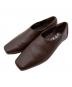 SHISEI（シセイ）の古着「TIGHT SQUARE SLIPON」｜ブラウン