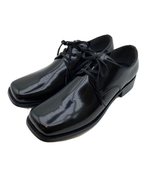 RIM.ARK（リムアーク）RIM.ARK (リムアーク) Square toe blucher shoes ブラック サイズ:38の古着・服飾アイテム