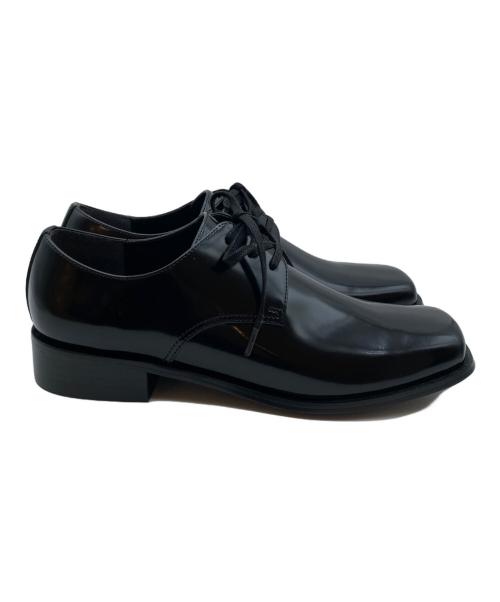 RIM.ARK（リムアーク）RIM.ARK (リムアーク) Square toe blucher shoes ブラック サイズ:38の古着・服飾アイテム