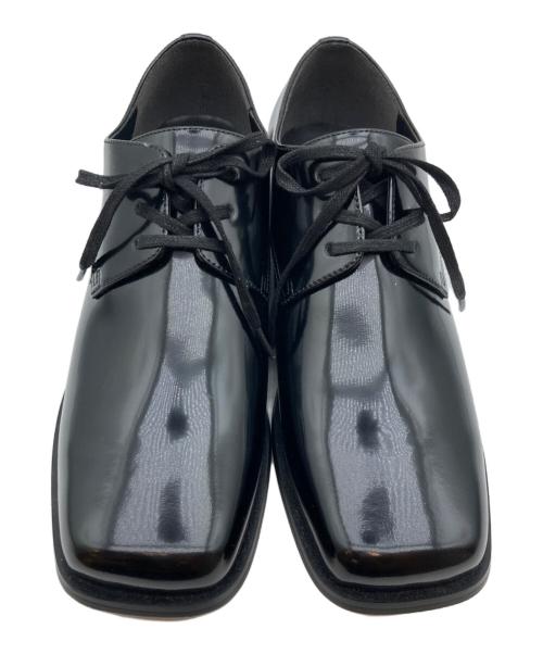 RIM.ARK（リムアーク）RIM.ARK (リムアーク) Square toe blucher shoes ブラック サイズ:38の古着・服飾アイテム