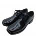 RIM.ARK（リムアーク）の古着「Square toe blucher shoes」｜ブラック