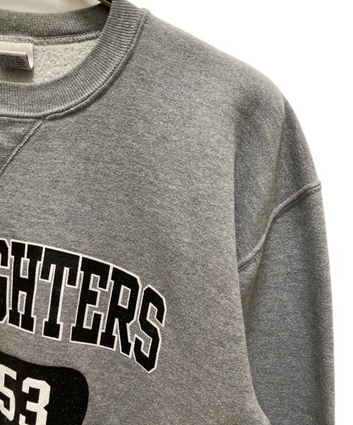 RUSSELL ATHLETIC（ラッセルアスレチック）RUSSELL ATHLETIC (ラッセルアスレチック) ガゼット付きプリントスウエット グレー サイズ:Lの古着・服飾アイテム