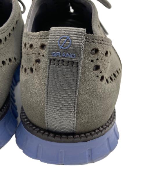 COLE HAAN（コールハーン）COLE HAAN (コールハーン) ゼログランド ウィングチップパンチングスウェードシューズ グレー サイズ:9 1/2Mの古着・服飾アイテム