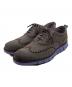 COLE HAAN（コールハーン）の古着「ゼログランド ウィングチップパンチングスウェードシューズ」｜グレー