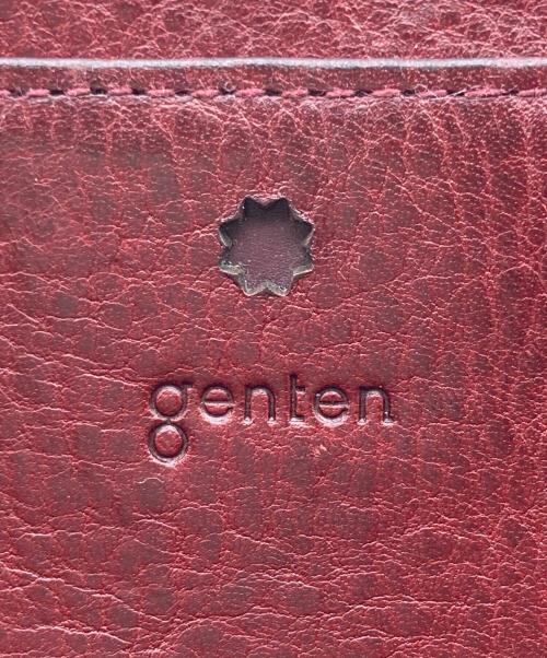 genten（ゲンテン）genten (ゲンテン) アーガイルカットワークポーチ レッドの古着・服飾アイテム