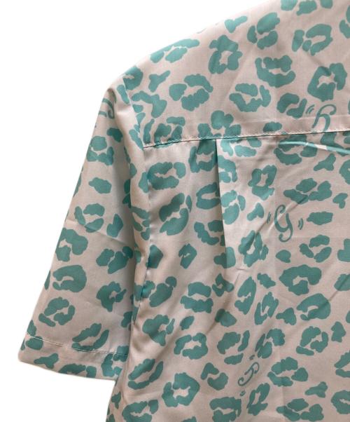 glamb（グラム）glamb (グラム) レオパードオープンカラーシャツ グリーン サイズ:Mの古着・服飾アイテム