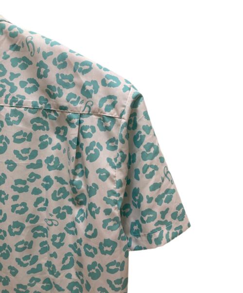 glamb（グラム）glamb (グラム) レオパードオープンカラーシャツ グリーン サイズ:Mの古着・服飾アイテム