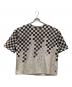glamb（グラム）の古着「モノグラムコラプスTシャツ」｜ブラック×ホワイト