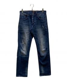 RRL（ダブルアールエル）の古着「スリムフィットセルビッジデニムパンツ」｜インディゴ