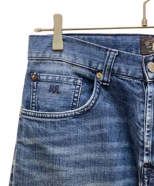 RRL（ダブルアールエル）RRL (ダブルアールエル) スリムフィットセルビッジデニムパンツ インディゴ サイズ:29の古着・服飾アイテム
