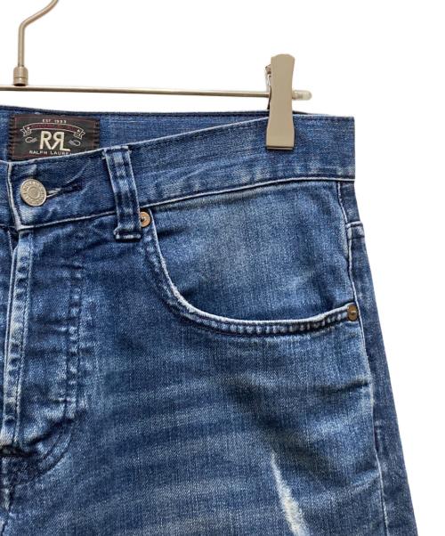 RRL（ダブルアールエル）RRL (ダブルアールエル) スリムフィットセルビッジデニムパンツ インディゴ サイズ:29の古着・服飾アイテム