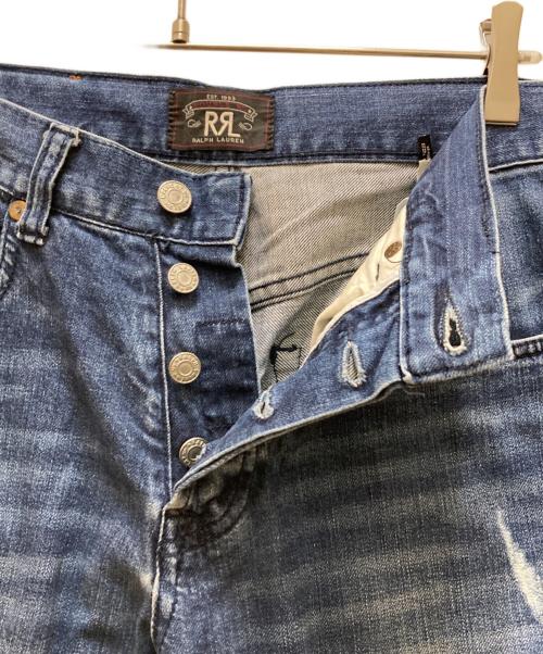 RRL（ダブルアールエル）RRL (ダブルアールエル) スリムフィットセルビッジデニムパンツ インディゴ サイズ:29の古着・服飾アイテム