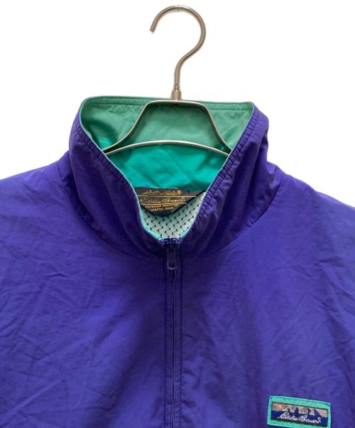 Eddie Bauer（エディーバウアー）Eddie Bauer (エディーバウアー) 80Sヴィンテージナイロンブルゾン ブルー サイズ:Ⅼの古着・服飾アイテム