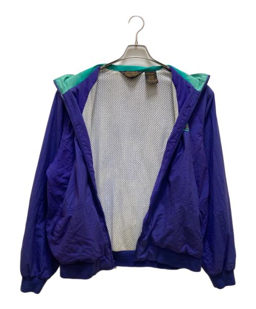 Eddie Bauer（エディーバウアー）Eddie Bauer (エディーバウアー) 80Sヴィンテージナイロンブルゾン ブルー サイズ:Ⅼの古着・服飾アイテム