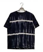 Needles×STUDIOUSニードルズ×ステュディオス）の古着「別注Tie Dye タイダイ柄 Tシャツ」｜ブラック