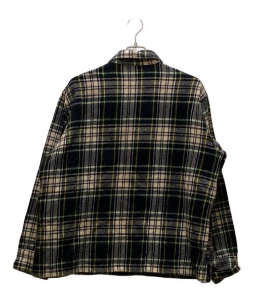 L.L.Bean（エルエルビーン）L.L.Bean (エルエルビーン) ヴィンテージプルオーバーウールチェックシャツ グリーン サイズ:XLの古着・服飾アイテム