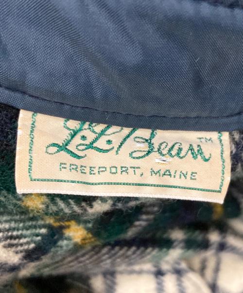L.L.Bean（エルエルビーン）L.L.Bean (エルエルビーン) ヴィンテージプルオーバーウールチェックシャツ グリーン サイズ:XLの古着・服飾アイテム
