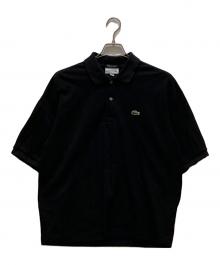 LACOSTE（ラコステ）の古着「鹿の子ポロシャツ」｜ブラック