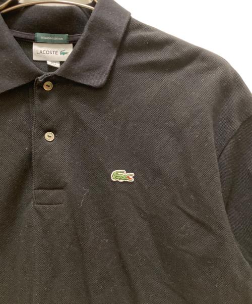 LACOSTE（ラコステ）LACOSTE (ラコステ) 鹿の子ポロシャツ ブラック サイズ:Lの古着・服飾アイテム