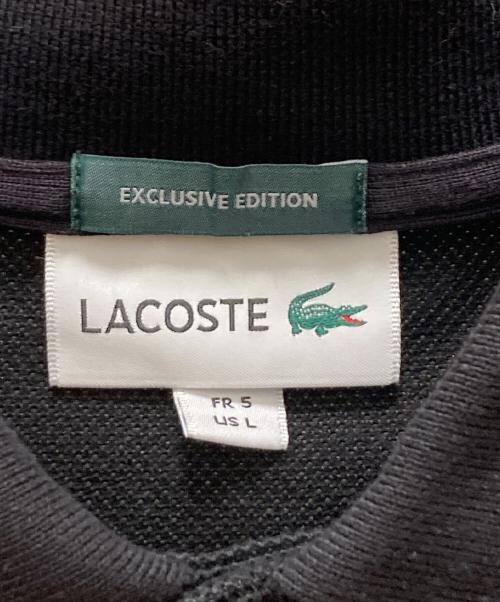 LACOSTE（ラコステ）LACOSTE (ラコステ) 鹿の子ポロシャツ ブラック サイズ:Lの古着・服飾アイテム