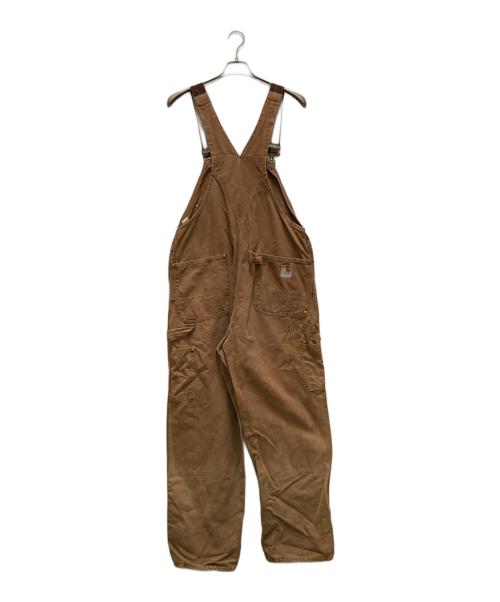 CarHartt（カーハート）CarHartt (カーハート) ダブルニーダックオーバーオール ブラウン サイズ:Mの古着・服飾アイテム