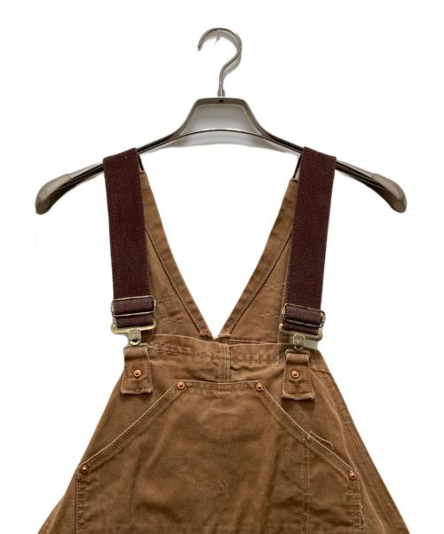 CarHartt（カーハート）CarHartt (カーハート) ダブルニーダックオーバーオール ブラウン サイズ:Mの古着・服飾アイテム