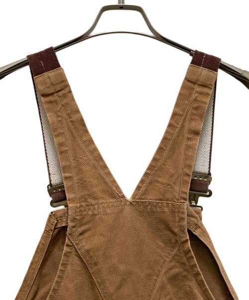 CarHartt（カーハート）CarHartt (カーハート) ダブルニーダックオーバーオール ブラウン サイズ:Mの古着・服飾アイテム