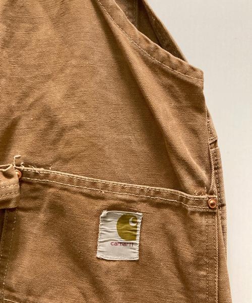 CarHartt（カーハート）CarHartt (カーハート) ダブルニーダックオーバーオール ブラウン サイズ:Mの古着・服飾アイテム