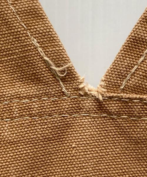 CarHartt（カーハート）CarHartt (カーハート) ダブルニーダックオーバーオール ブラウン サイズ:Mの古着・服飾アイテム