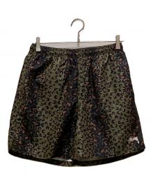 stussy（ステューシー）の古着「レオパードウォーターショーツ」｜グリーン