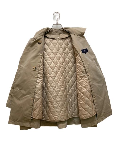SHIPS Colors（シップス カラーズ）SHIPS Colors (シップス カラーズ) キルティングライナー ショート トレンチコート ブラウン サイズ:Mの古着・服飾アイテム