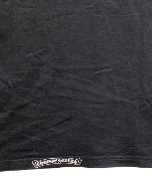 CHROME HEARTS（クロムハーツ）CHROME HEARTS (クロムハーツ) バックススクロールラベルプリント半袖カットソー ブラック サイズ:Mの古着・服飾アイテム
