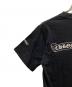 中古・古着 CHROME HEARTS (クロムハーツ) バックススクロールラベルプリント半袖カットソー ブラック サイズ:M：80000円
