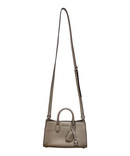 MICHAEL KORS（マイケルコース）MICHAEL KORS (マイケルコース) SCARLETT レザー クロスボディ エクストラスモール ベージュの古着・服飾アイテム