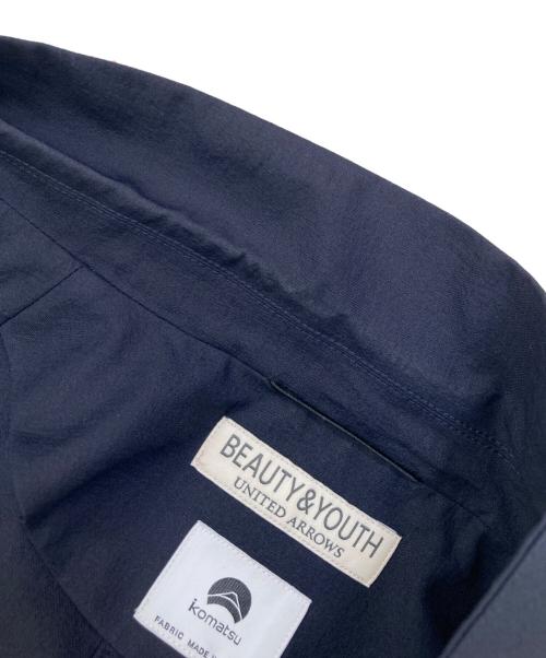BEAUTY&YOUTH（ビューティーアンドユース）BEAUTY&YOUTH (ビューティーアンドユース) KOMATSU PACK 2ボタン リラックスシルエット ジャケット ネイビー サイズ:Lの古着・服飾アイテム