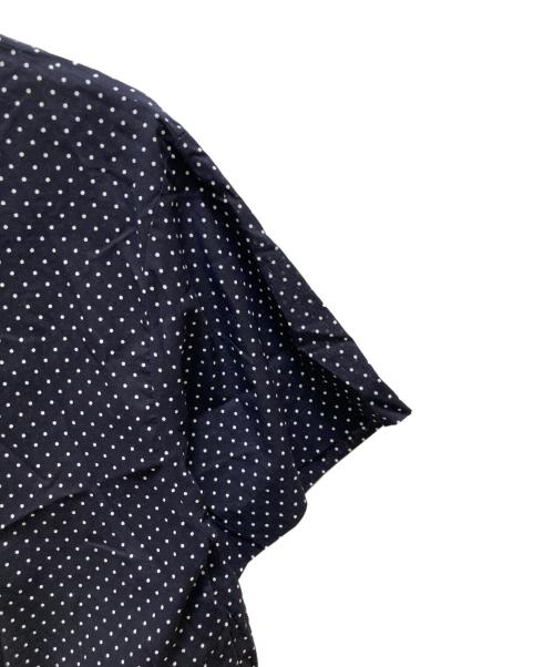 mizuiro-ind（ミズイロインド）mizuiro-ind (ミズイロインド) ドットドローㇲリングシャツ ネイビー サイズ:FREEの古着・服飾アイテム