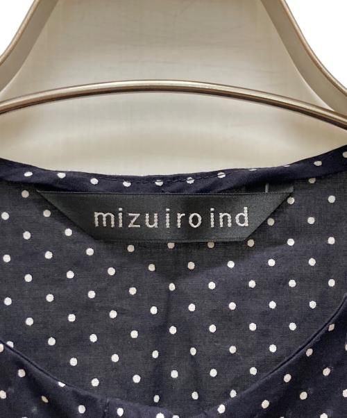 mizuiro-ind（ミズイロインド）mizuiro-ind (ミズイロインド) ドットドローㇲリングシャツ ネイビー サイズ:FREEの古着・服飾アイテム