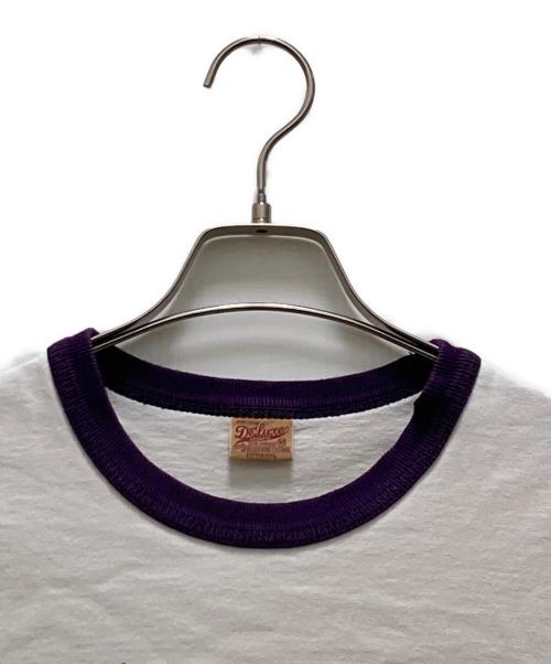 Deluxeware（デラックスウェア）Deluxeware (デラックスウェア) リンガーTシャツ ホワイト サイズ:Mの古着・服飾アイテム