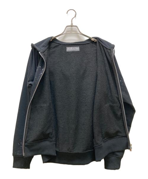 acanthus（アカンサス）ACANTHUS (アカンサス) スプラッシュジップパーカー ブラック サイズ:XLの古着・服飾アイテム