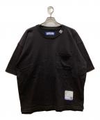 MIHARA YASUHIROミハラヤスヒロ）の古着「HEAVY WEIGHT JERSEY POCKET SS TEE」｜ブラック