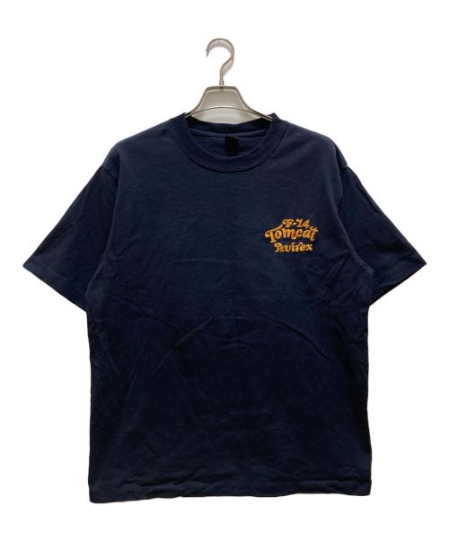 AVIREX（アヴィレックス）AVIREX (アヴィレックス) SAGARA TOM CAT Tシャツ ネイビー サイズ:Lの古着・服飾アイテム