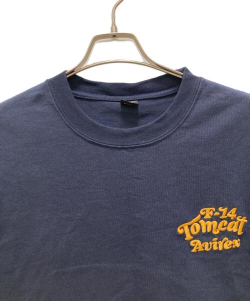 AVIREX（アヴィレックス）AVIREX (アヴィレックス) SAGARA TOM CAT Tシャツ ネイビー サイズ:Lの古着・服飾アイテム