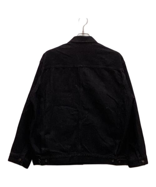 Adam et Rope（アダム エ ロペ）Adam et Rope (アダム エ ロペ) ビックシルエット デニムジャケット ブラック サイズ:XLの古着・服飾アイテム