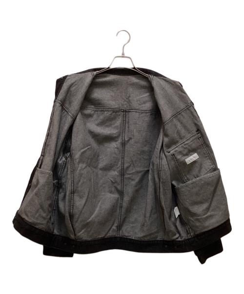 Adam et Rope（アダム エ ロペ）Adam et Rope (アダム エ ロペ) ビックシルエット デニムジャケット ブラック サイズ:XLの古着・服飾アイテム