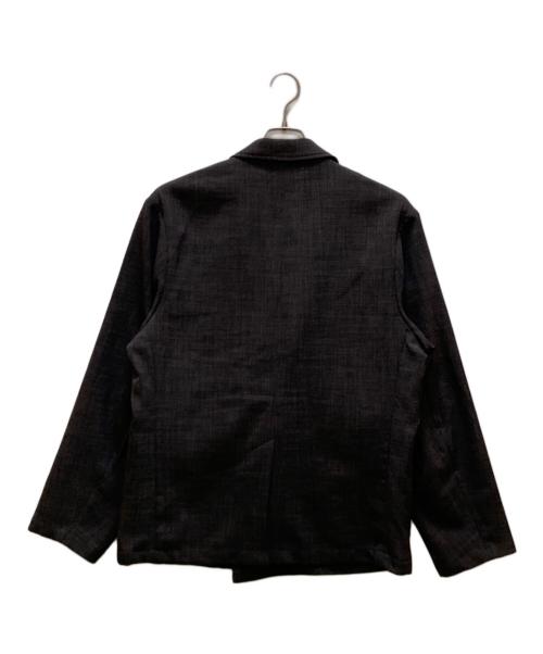 JOURNAL STANDARD relume（ジャーナルスタンダード レリューム）JOURNAL STANDARD relume (ジャーナルスタンダード レリューム) テックキャンバス ダブルプレスト ジャケット グレー サイズ:Lの古着・服飾アイテム