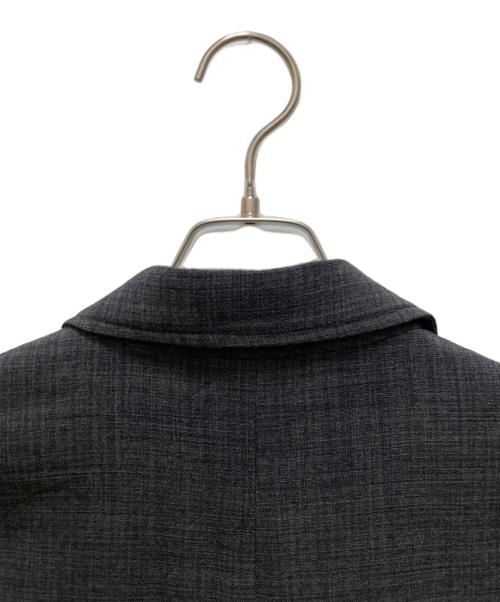JOURNAL STANDARD relume（ジャーナルスタンダード レリューム）JOURNAL STANDARD relume (ジャーナルスタンダード レリューム) テックキャンバス ダブルプレスト ジャケット グレー サイズ:Lの古着・服飾アイテム