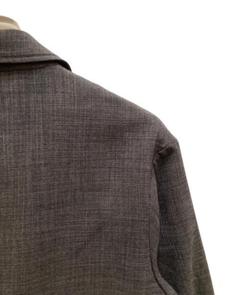 JOURNAL STANDARD relume（ジャーナルスタンダード レリューム）JOURNAL STANDARD relume (ジャーナルスタンダード レリューム) テックキャンバス ダブルプレスト ジャケット グレー サイズ:Lの古着・服飾アイテム