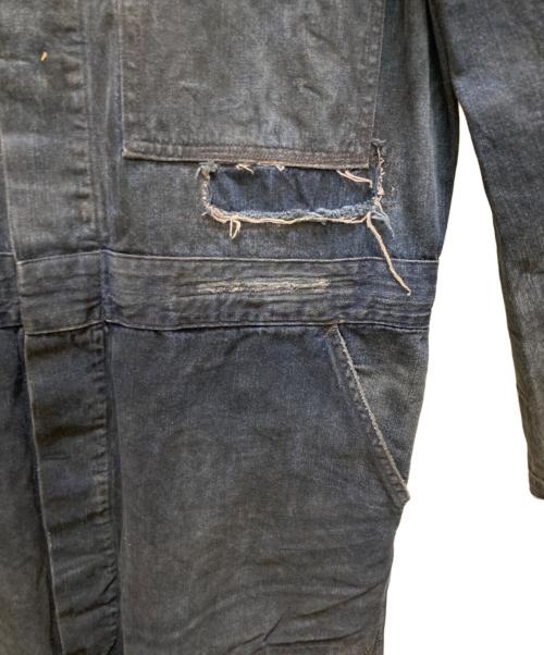 RRL（ダブルアールエル）RRL (ダブルアールエル) ダメージ・リペア加工デニムオールインワン インディゴ サイズ:Lの古着・服飾アイテム